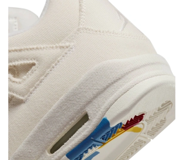 Cheap Retro Air Jordan Canvas DQ4909-100 4 Blank 0806